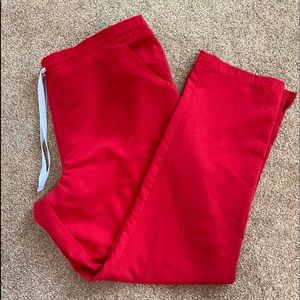 Figs Red Yola Skinny Scrub Pants - large petite